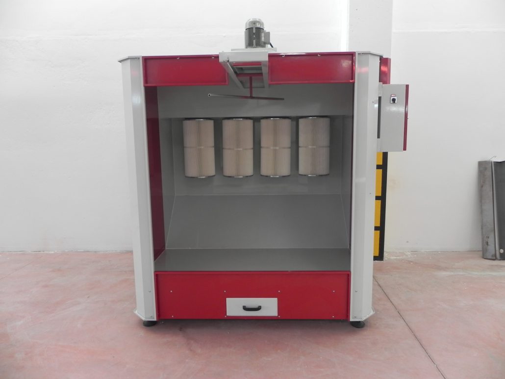 Powder Coating Booth with Filters